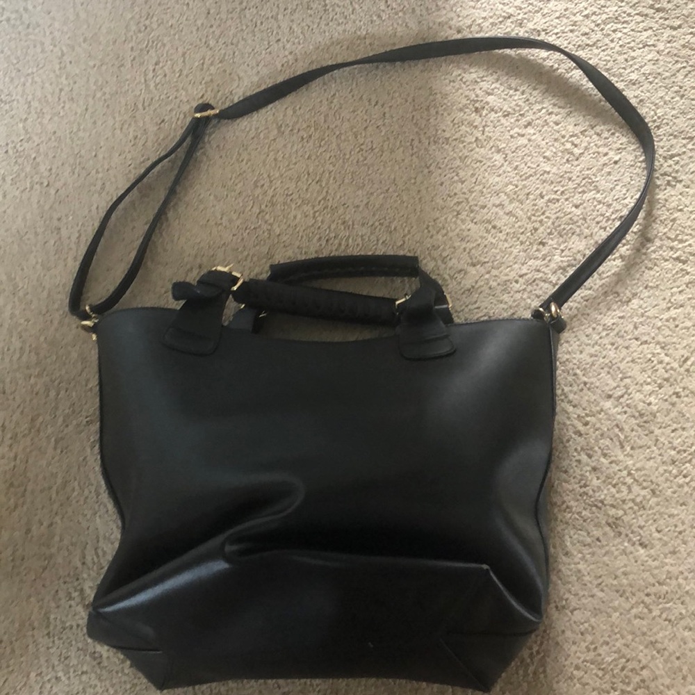 Black big tote bag from justfab